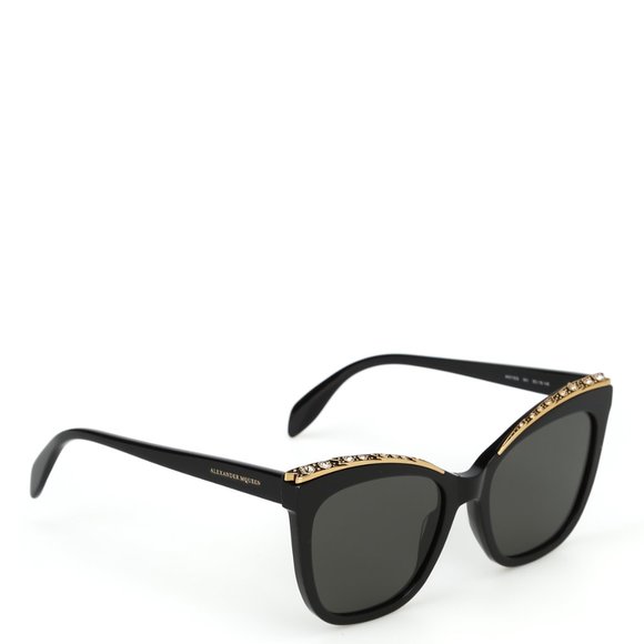 Alexander McQueen Cat Eye Crystal pave  Sunglasses main image 6